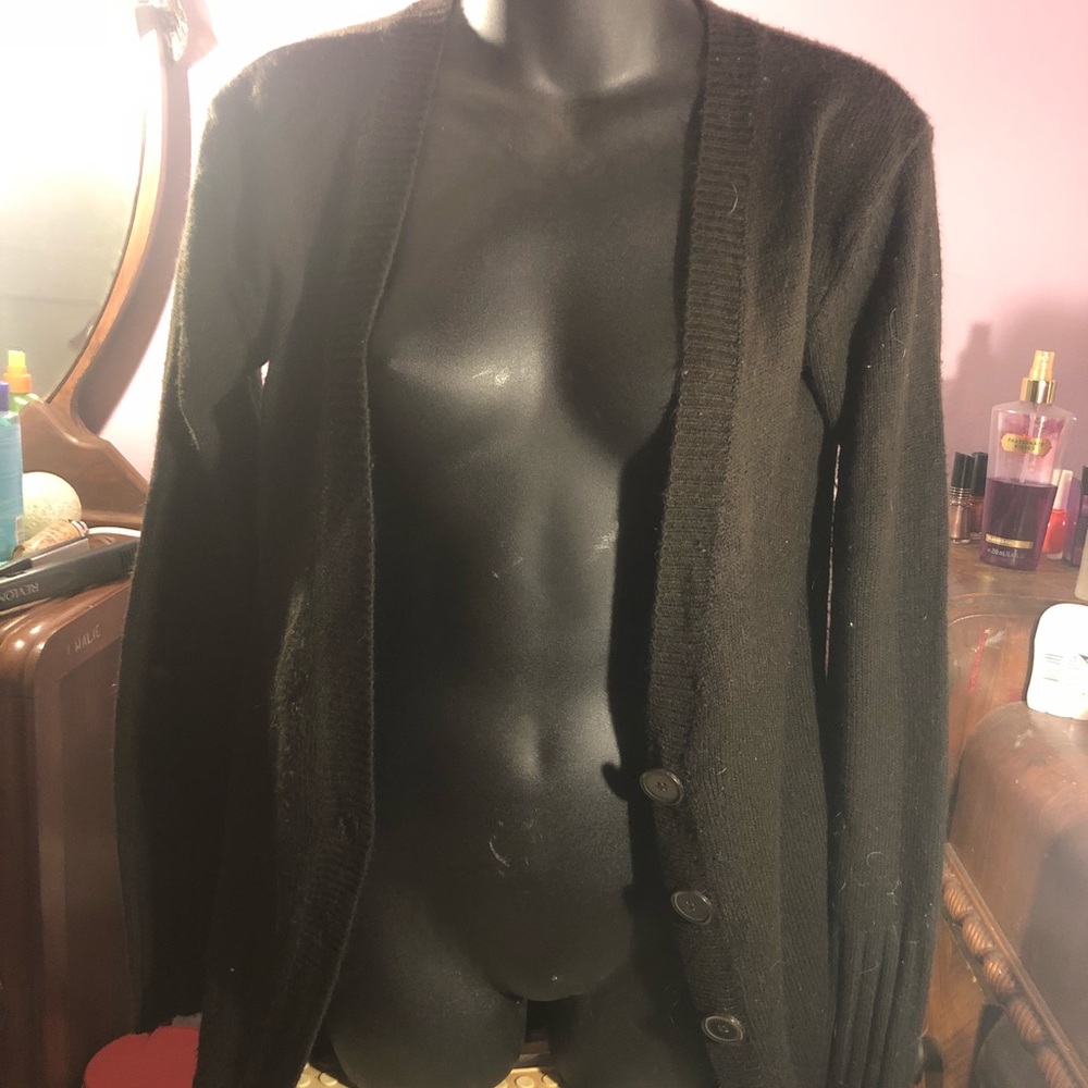 Brown cardigan